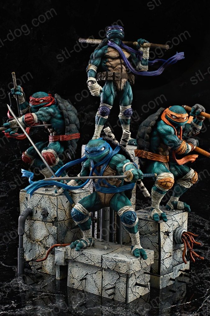 忍者神龟(Teenage Mutant Ninja) 3D打印图纸